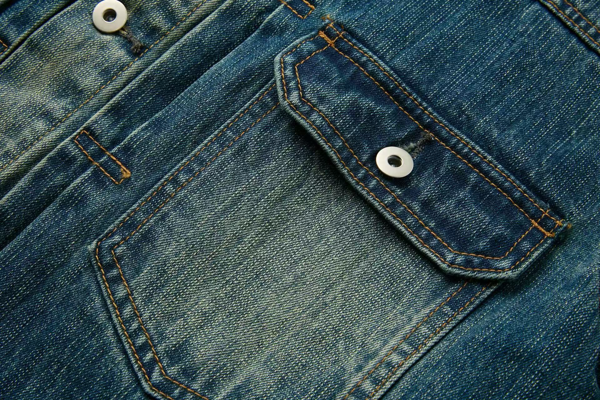 Washed Retro Denim Jacket