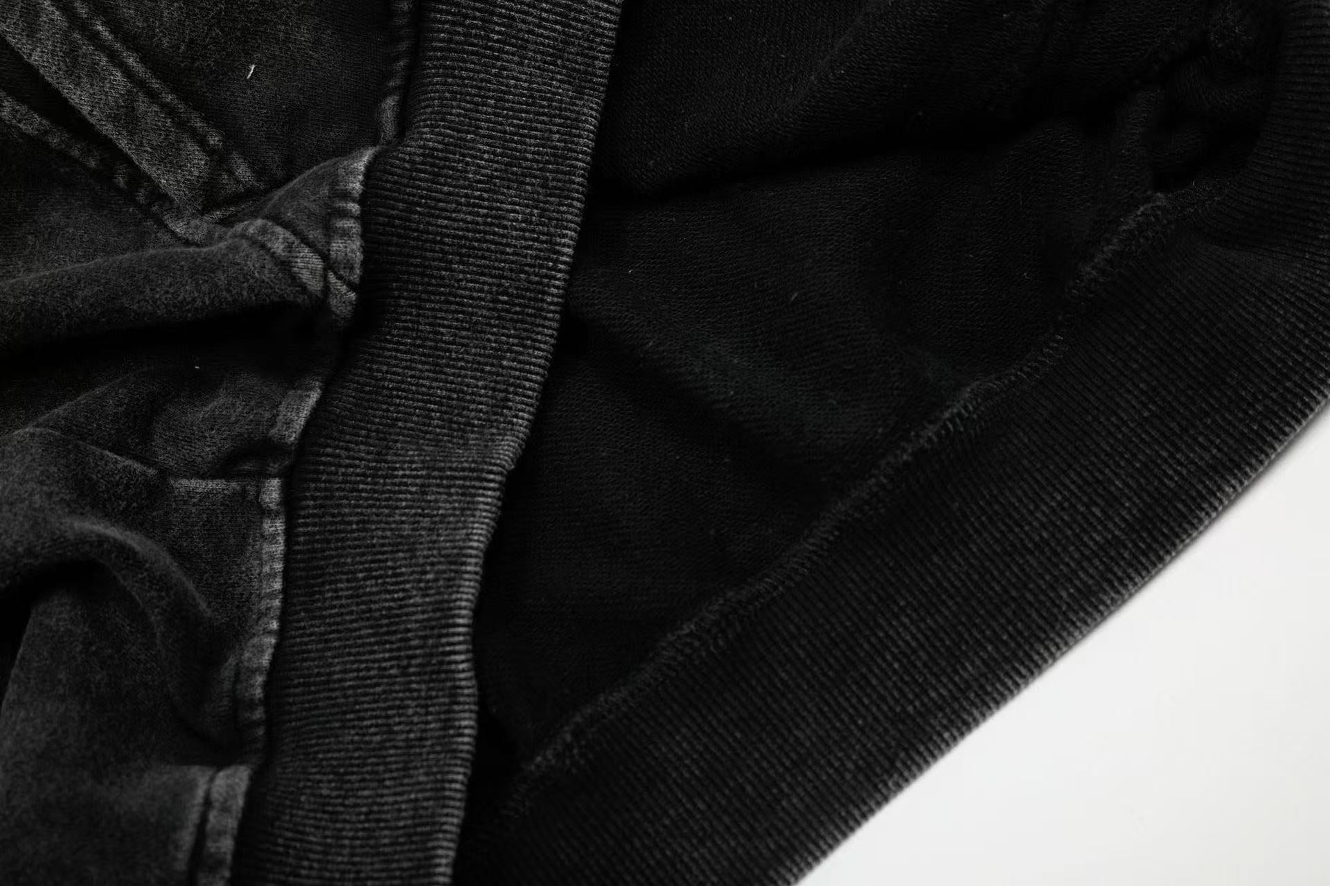 Street Style Dirty Washed Zip-Up Hoodie