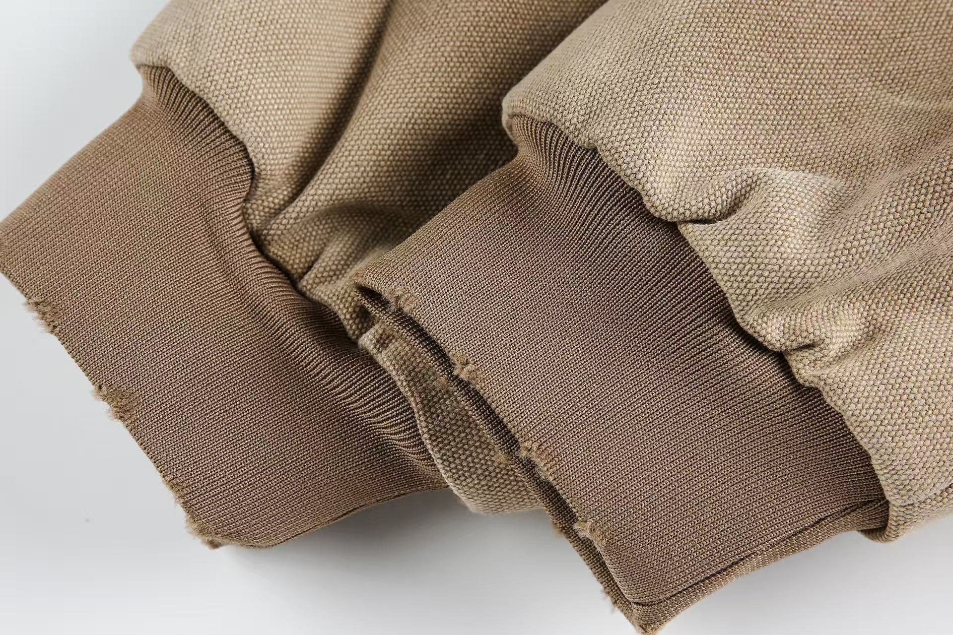 Vintage Washed Distressed Hooded Jacket