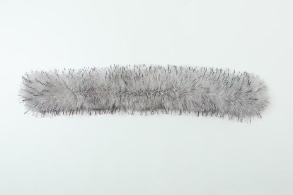 Vintage Pu Leather with Faux-Fur Hooded Jacket