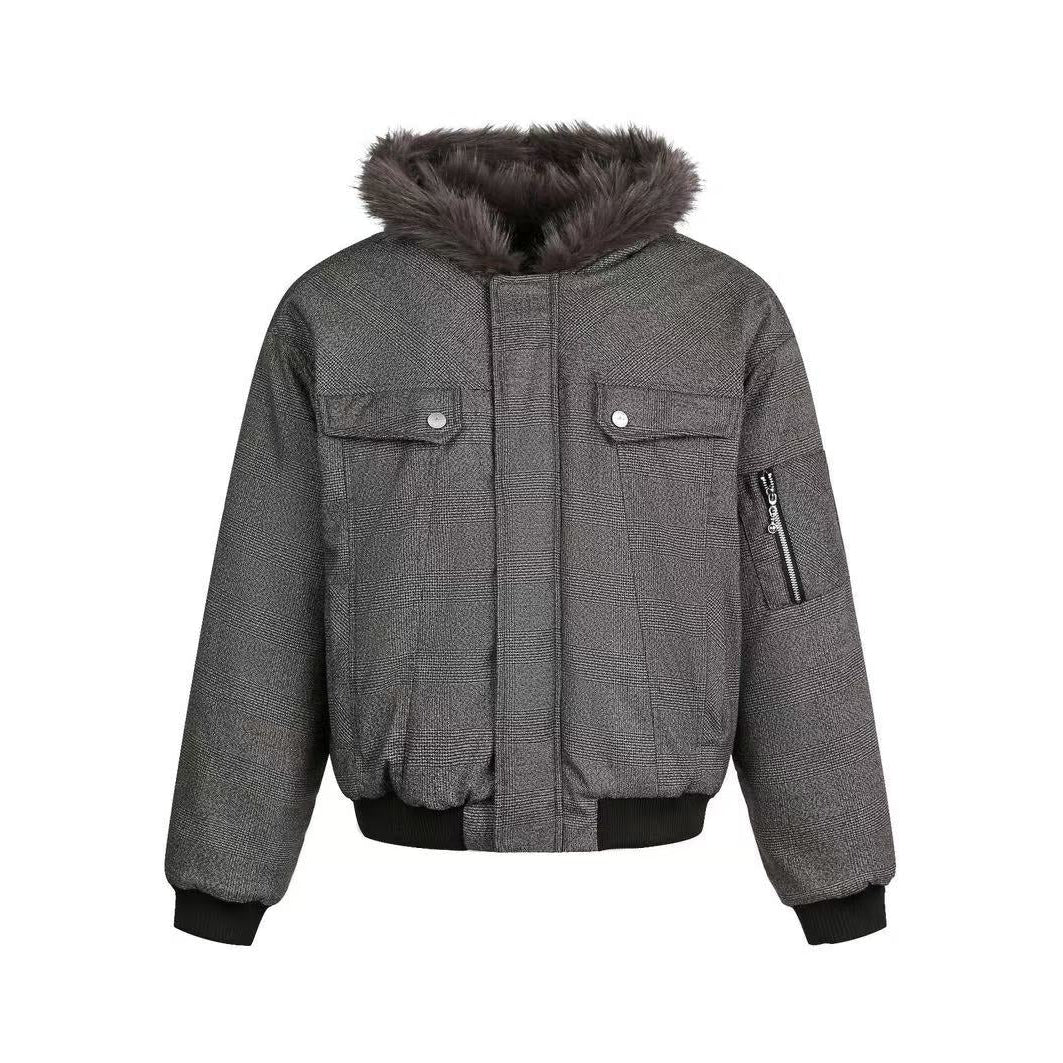 Faux Fur Old-Money Style Hooded Jacket