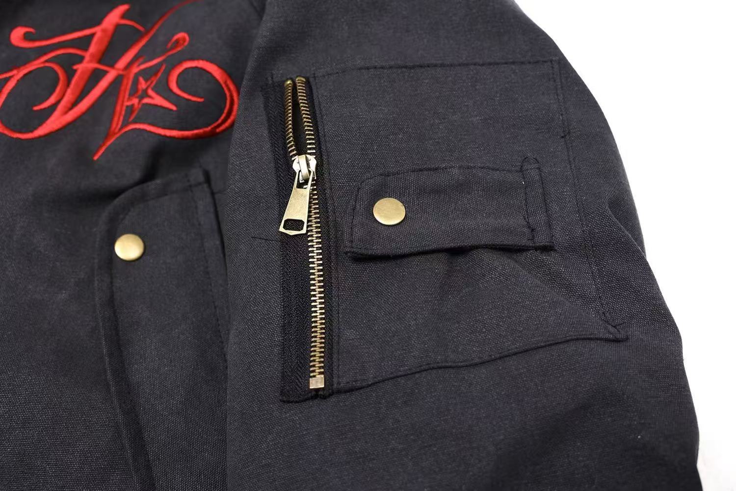 Vintage Fur Collar Hooded Jacket