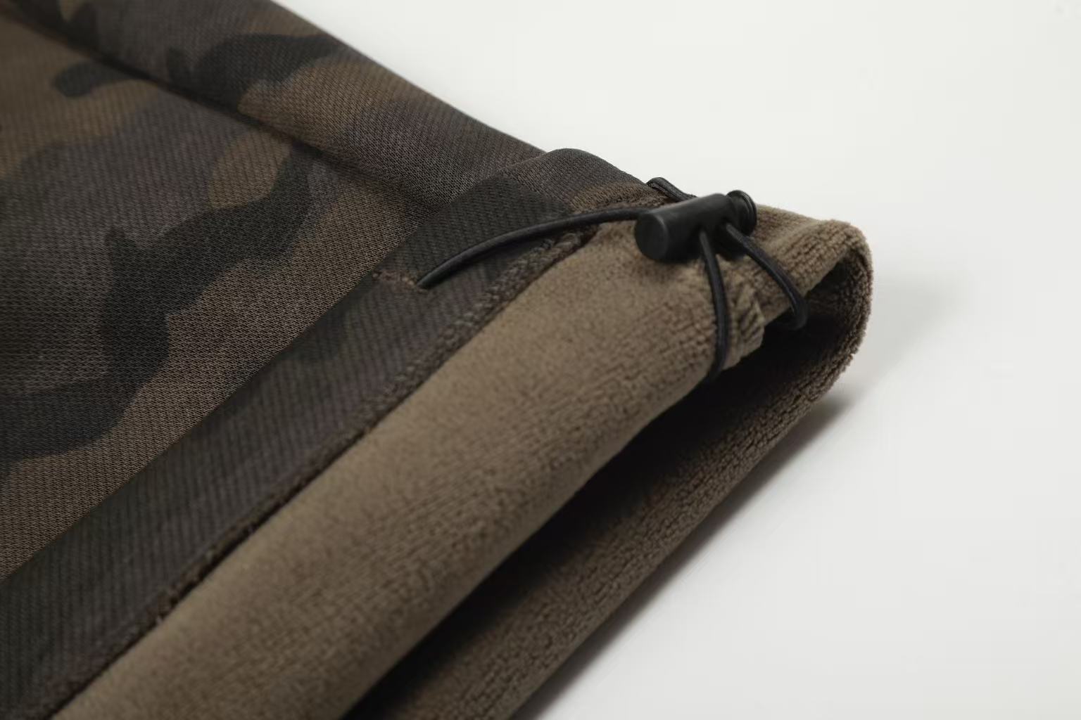 Camo Fleece-Lined Wide-Leg Sweatpants