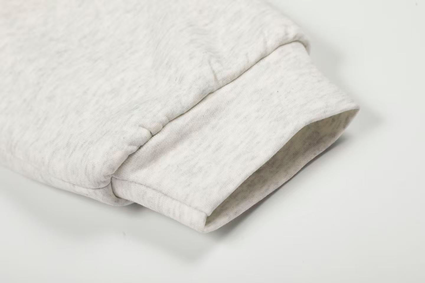 Letter-Print Plush Hooded Jacket