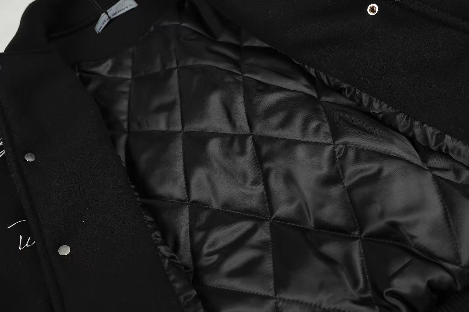 Vintage embroidered baseball jacket