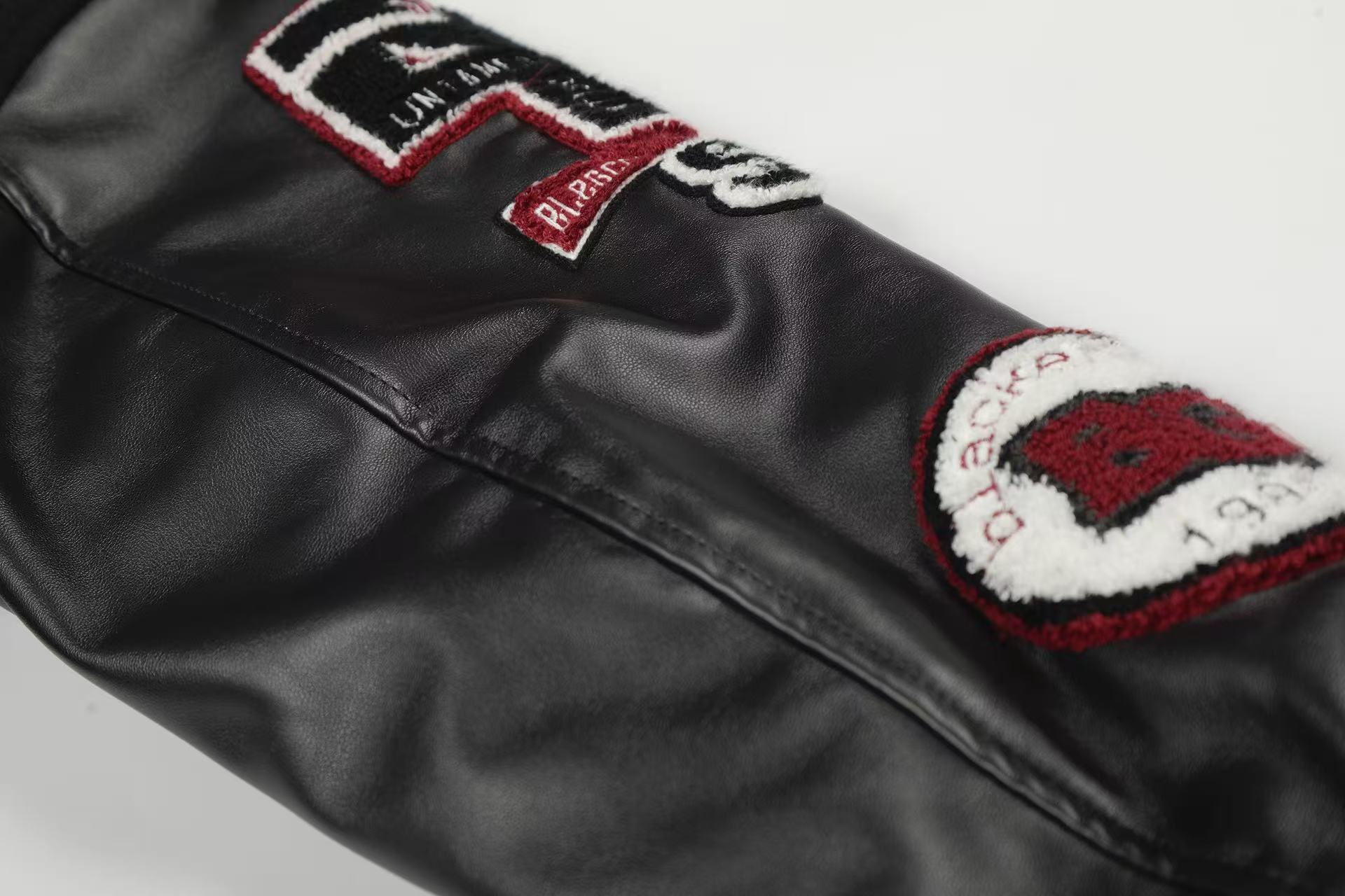 Vintage embroidered baseball jacket