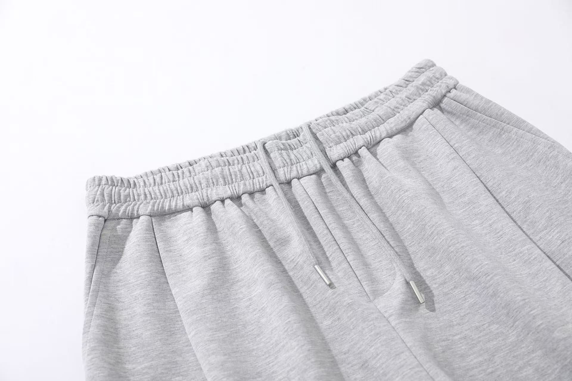 Street Style Wide-Leg Sweatpants