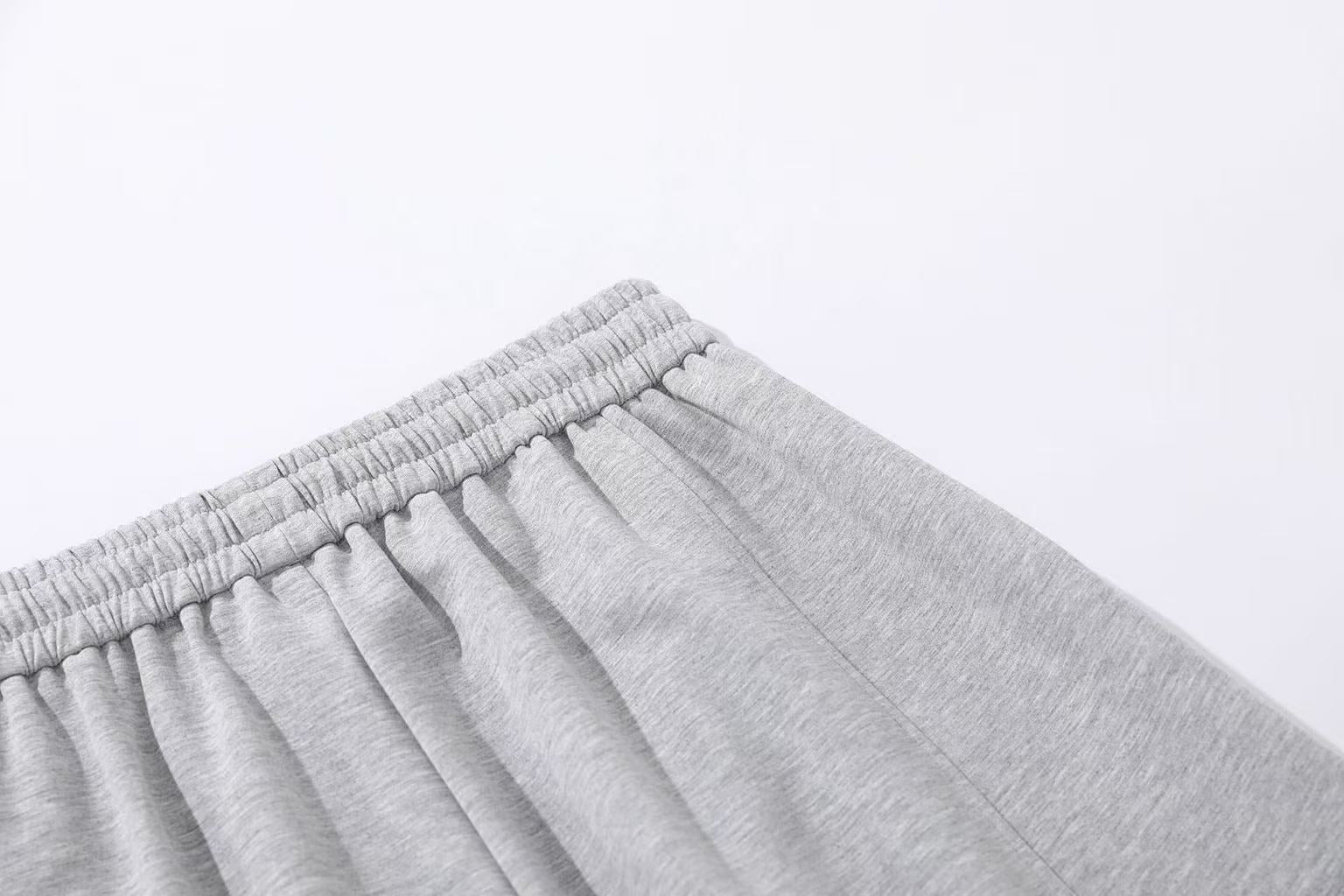 Street Style Wide-Leg Sweatpants