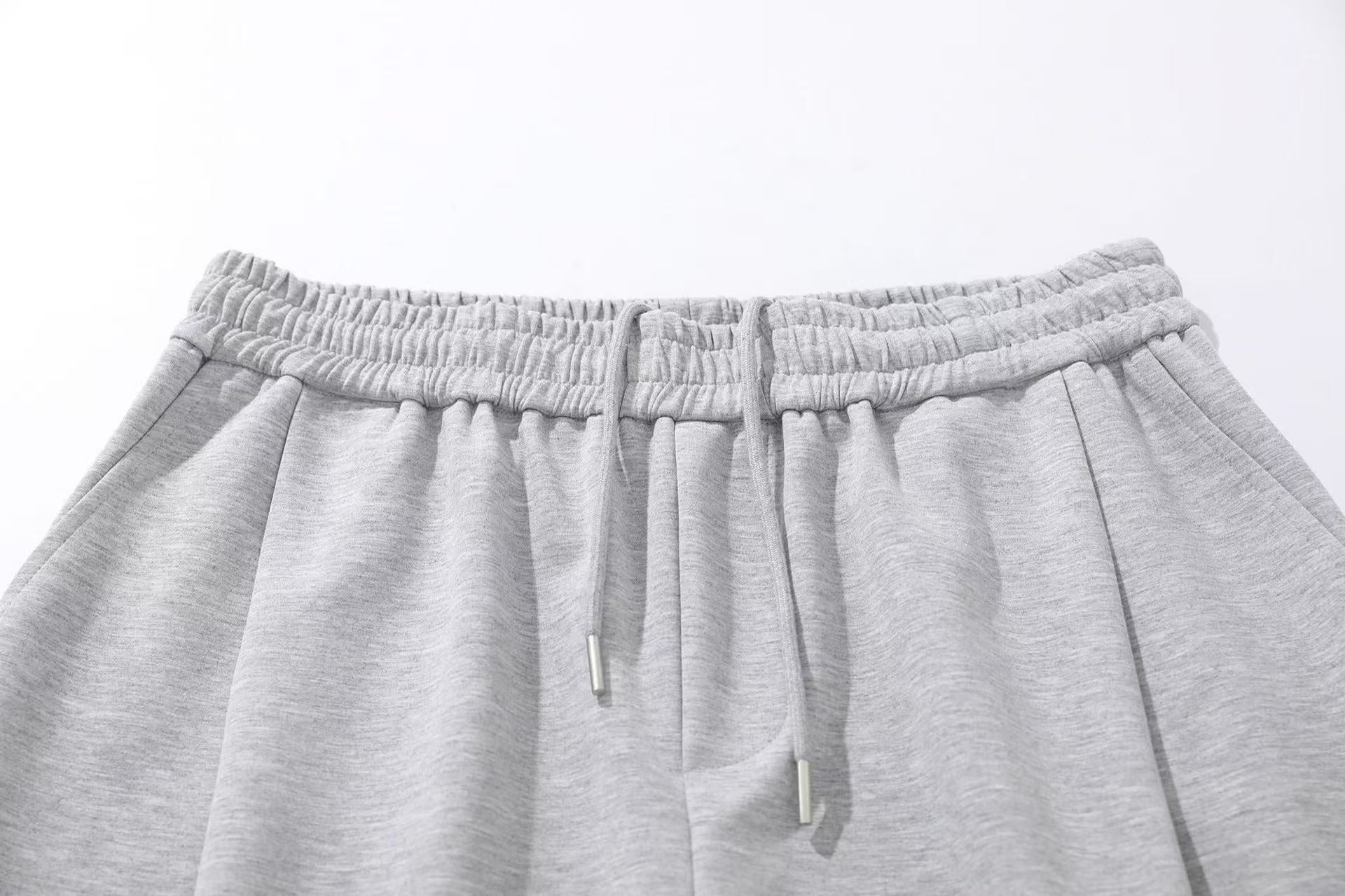 Street Style Wide-Leg Sweatpants