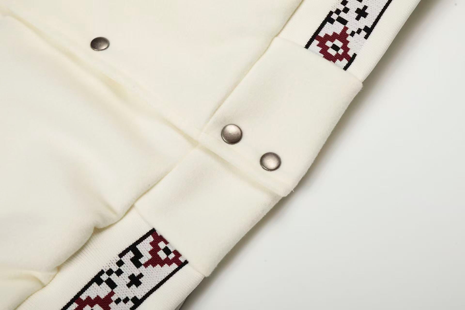 Vintage embroidered baseball jacket