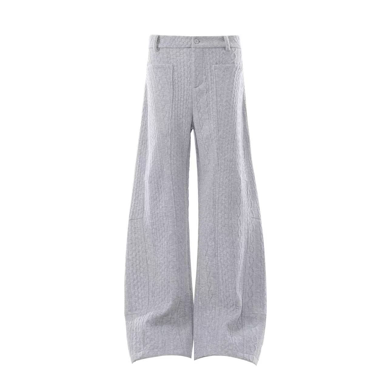 Clean-Fit Fleece-Lined Wide-Leg Pants
