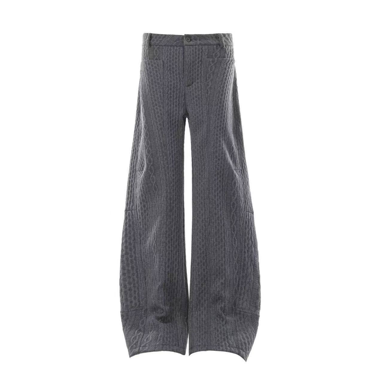 Clean-Fit Fleece-Lined Wide-Leg Pants