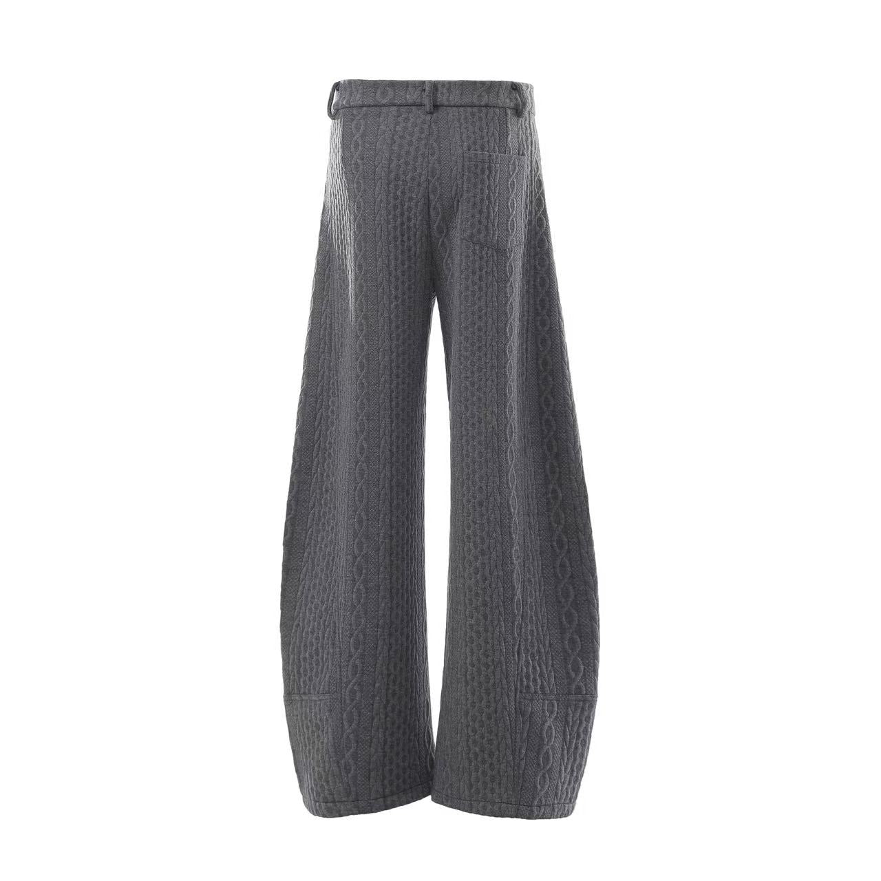 Clean-Fit Fleece-Lined Wide-Leg Pants