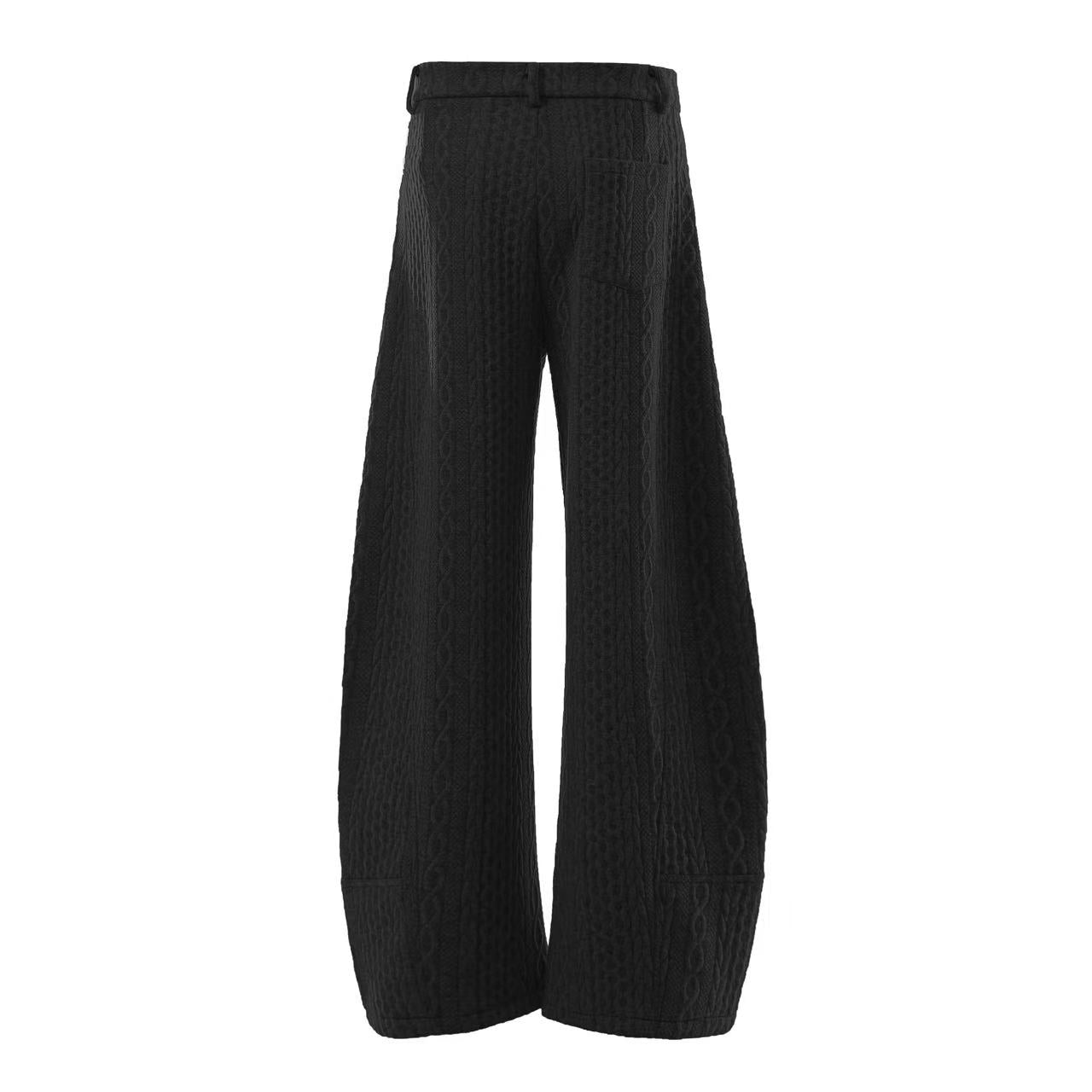 Clean-Fit Fleece-Lined Wide-Leg Pants