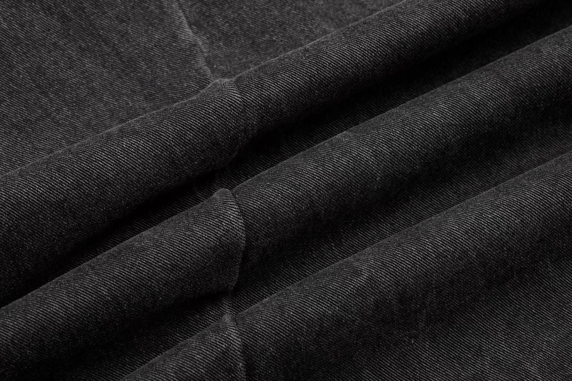 Button-Flap Wide-Leg Cargo Pants