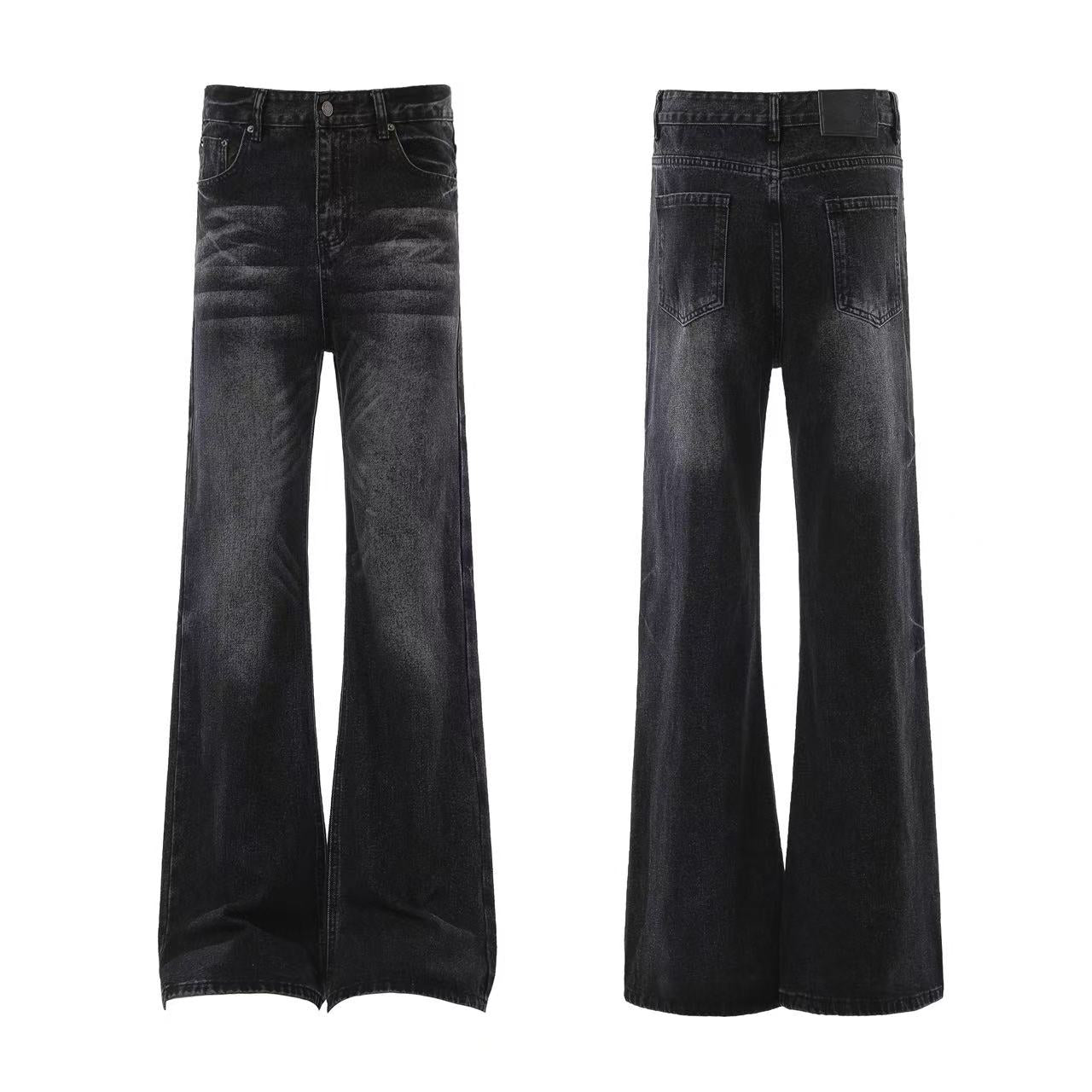 Clean Fit Straight-Leg Jeans