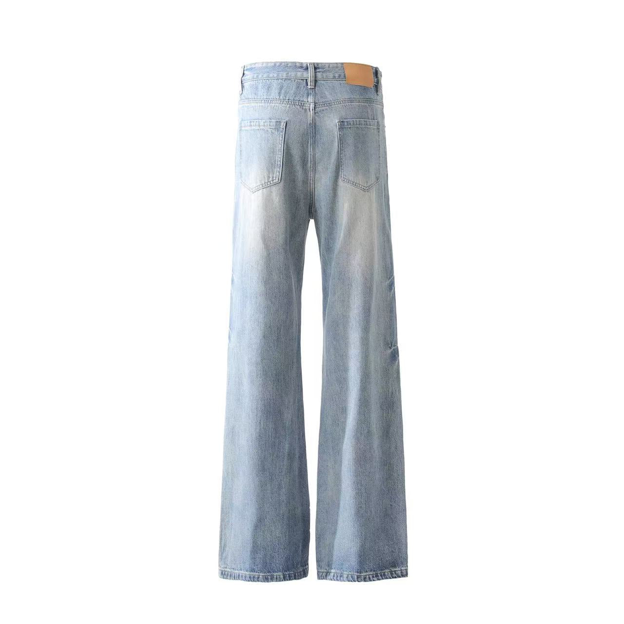Clean Fit Straight-Leg Jeans