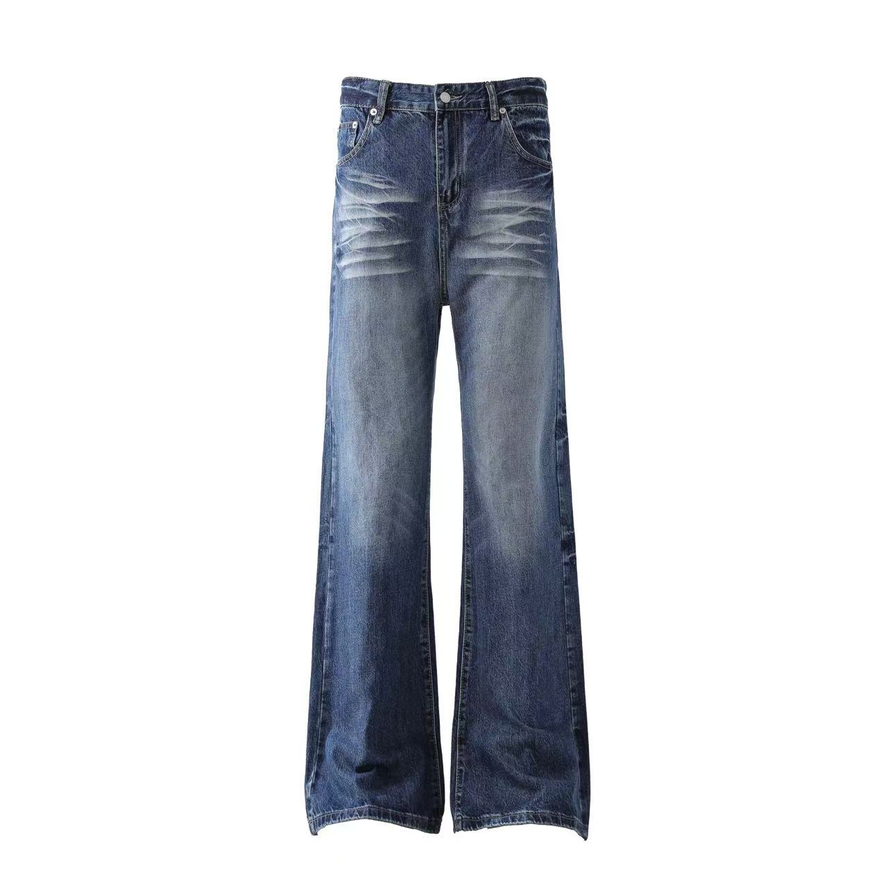 Clean Fit Straight-Leg Jeans