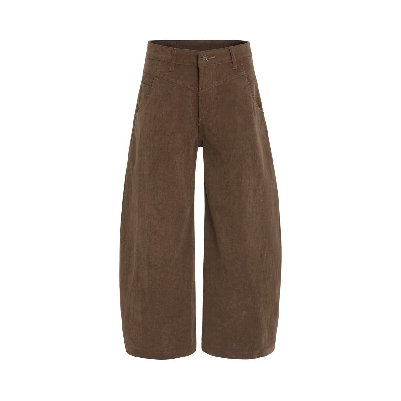 Clean Fit Vintage Wide-Leg Cargo Pants