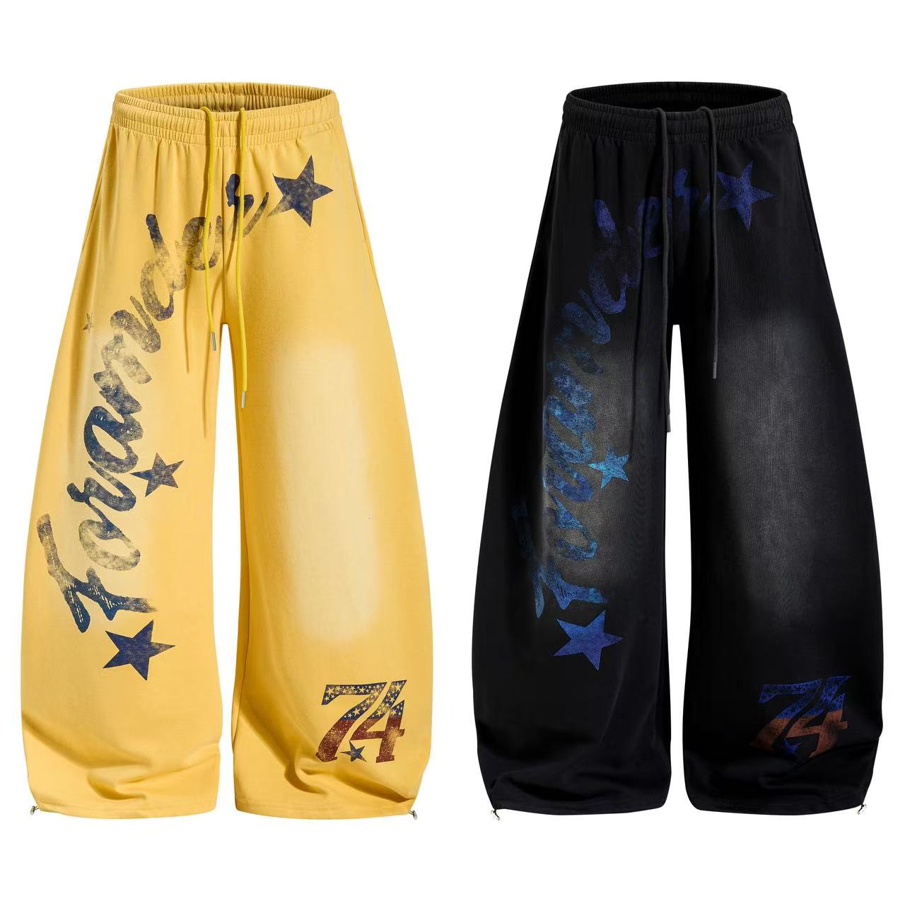 Streetwear Hip-hop Baggy Wide-Leg Sweatpants