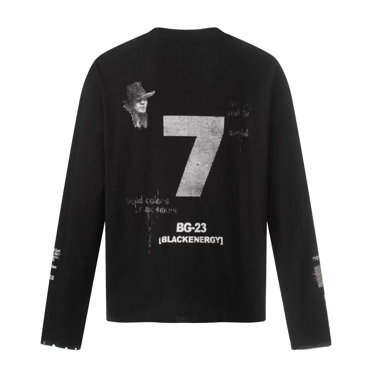 Streetwear Flag-print Long Sleeve