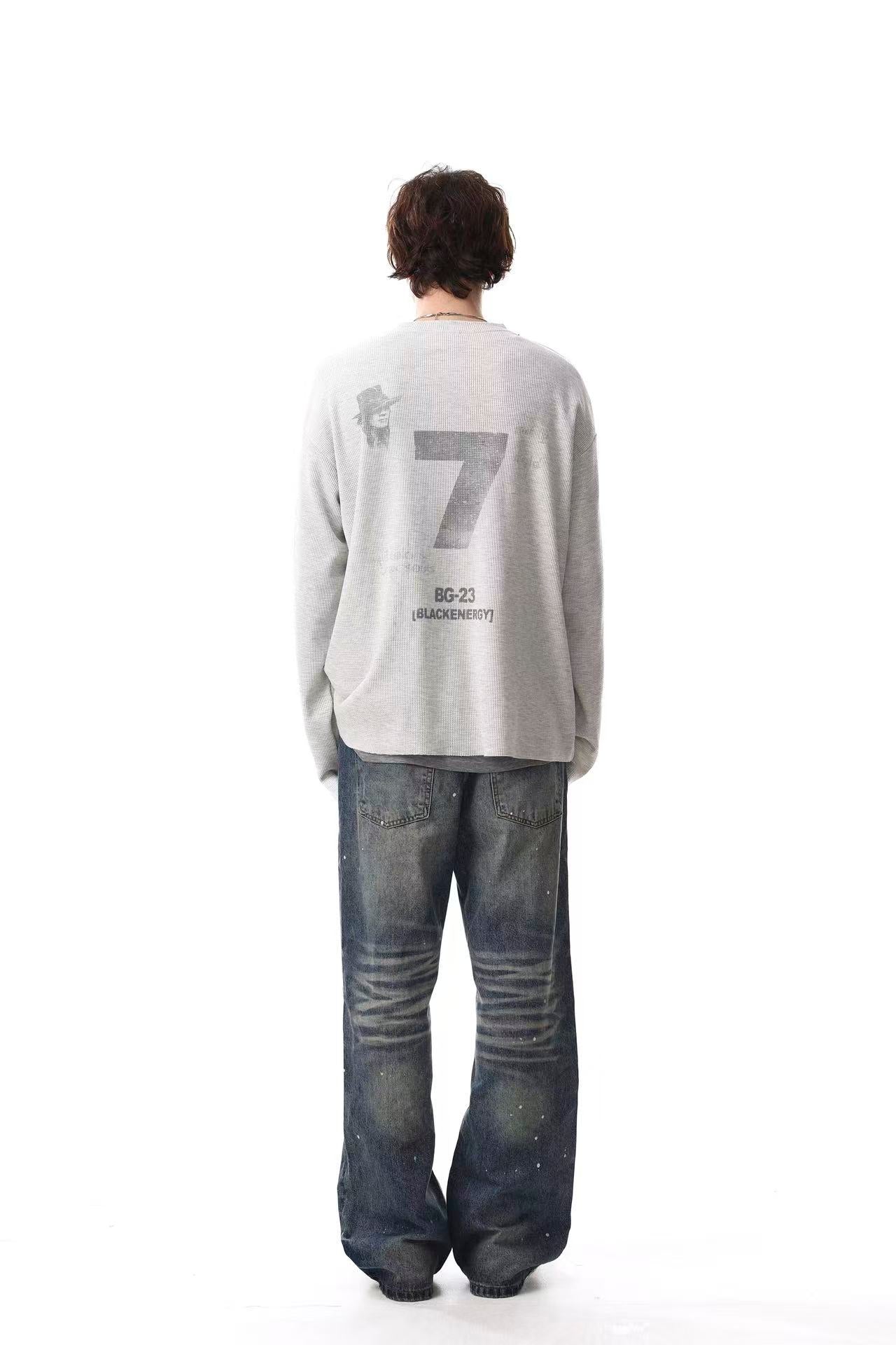 Streetwear Flag-print Long Sleeve