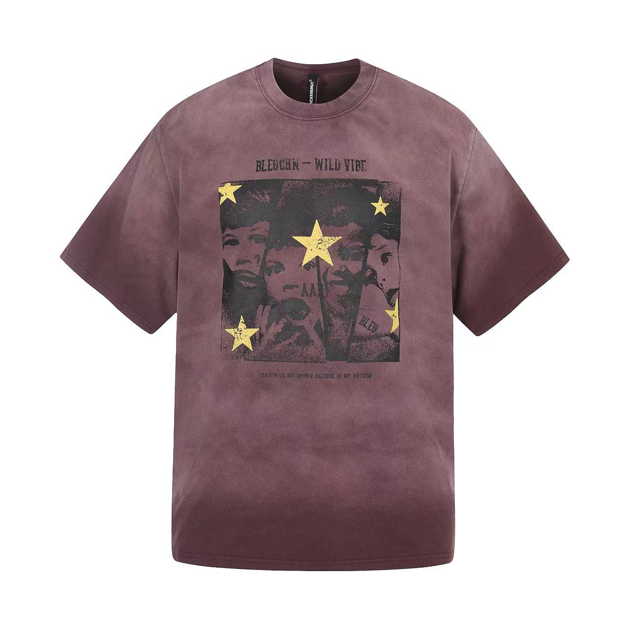 Streetwear Tie-dye Print Short Sleeve