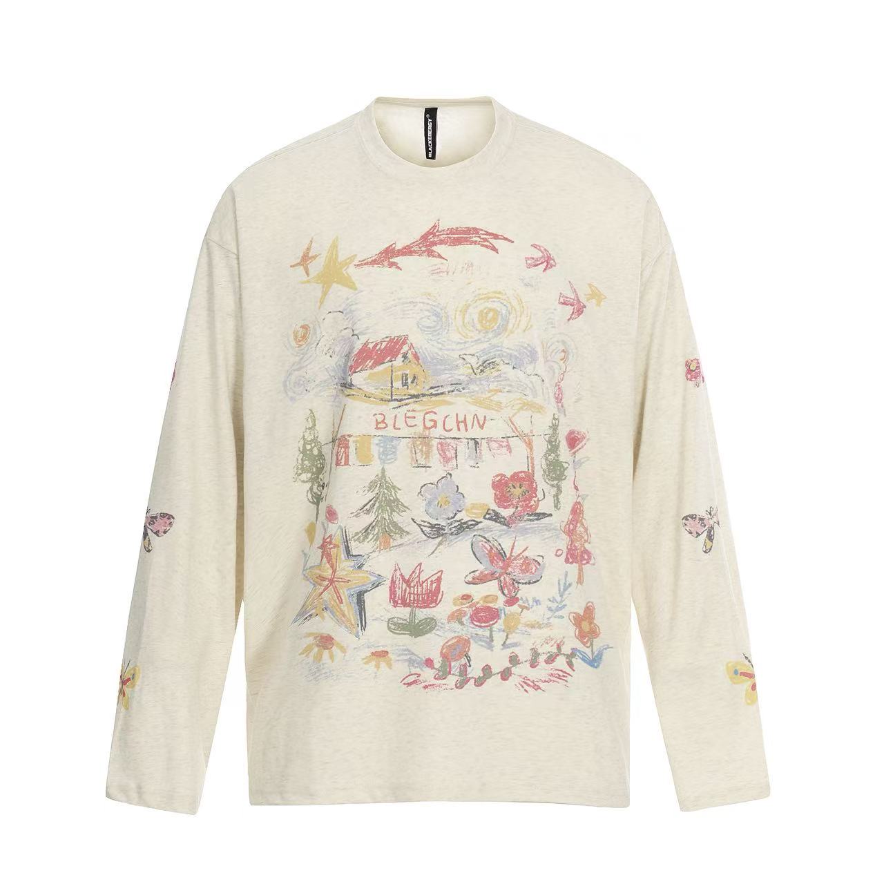 Streetwear Print Long Sleeve