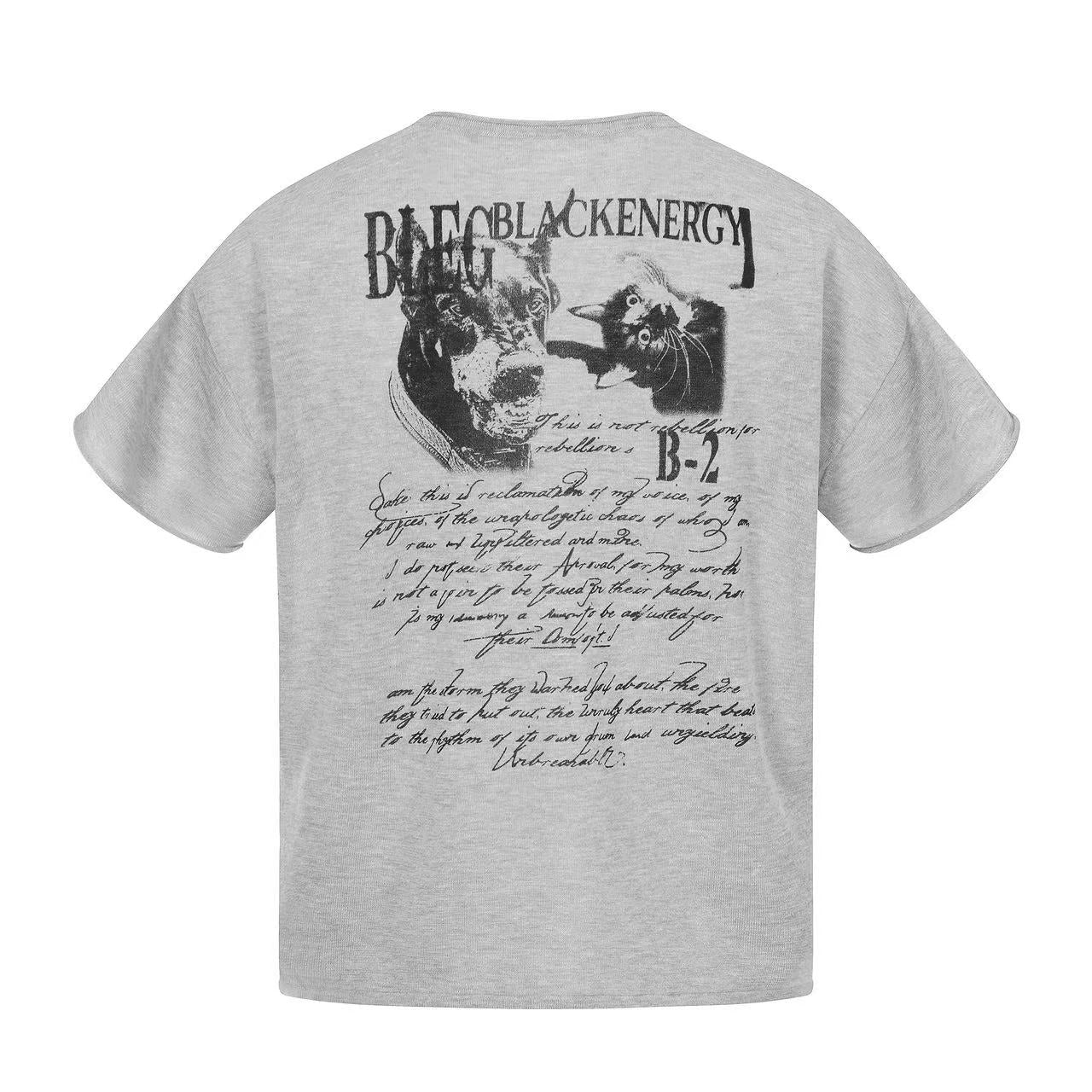Streetwear Print Short Sleeve