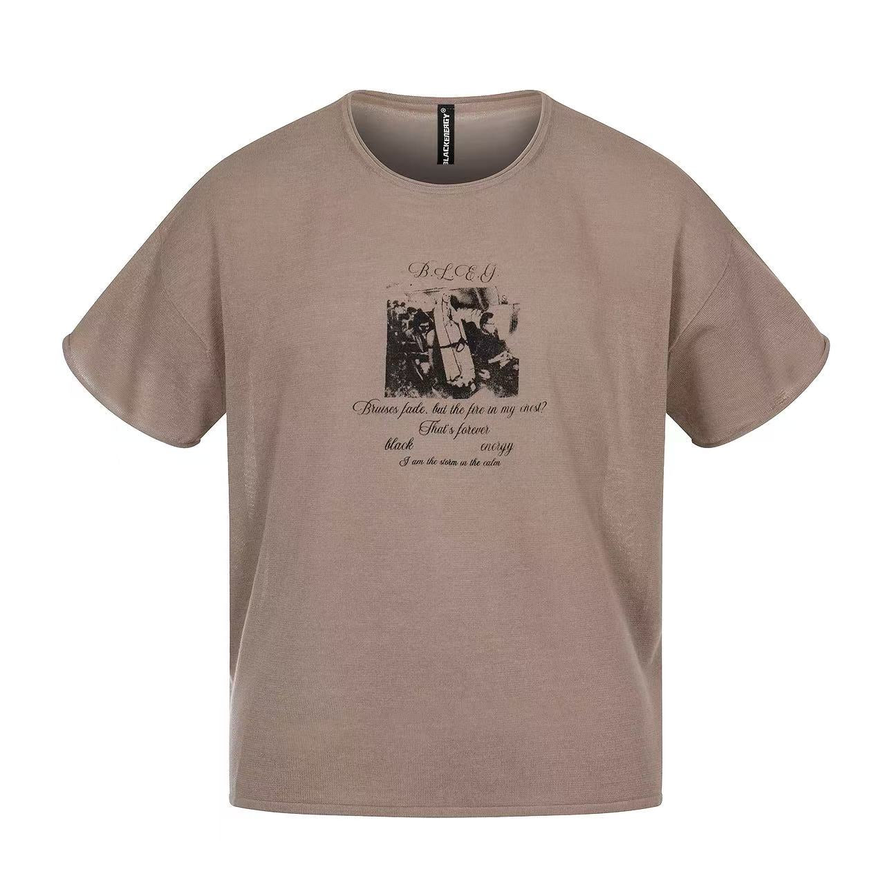 Streetwear Print Short Sleeve
