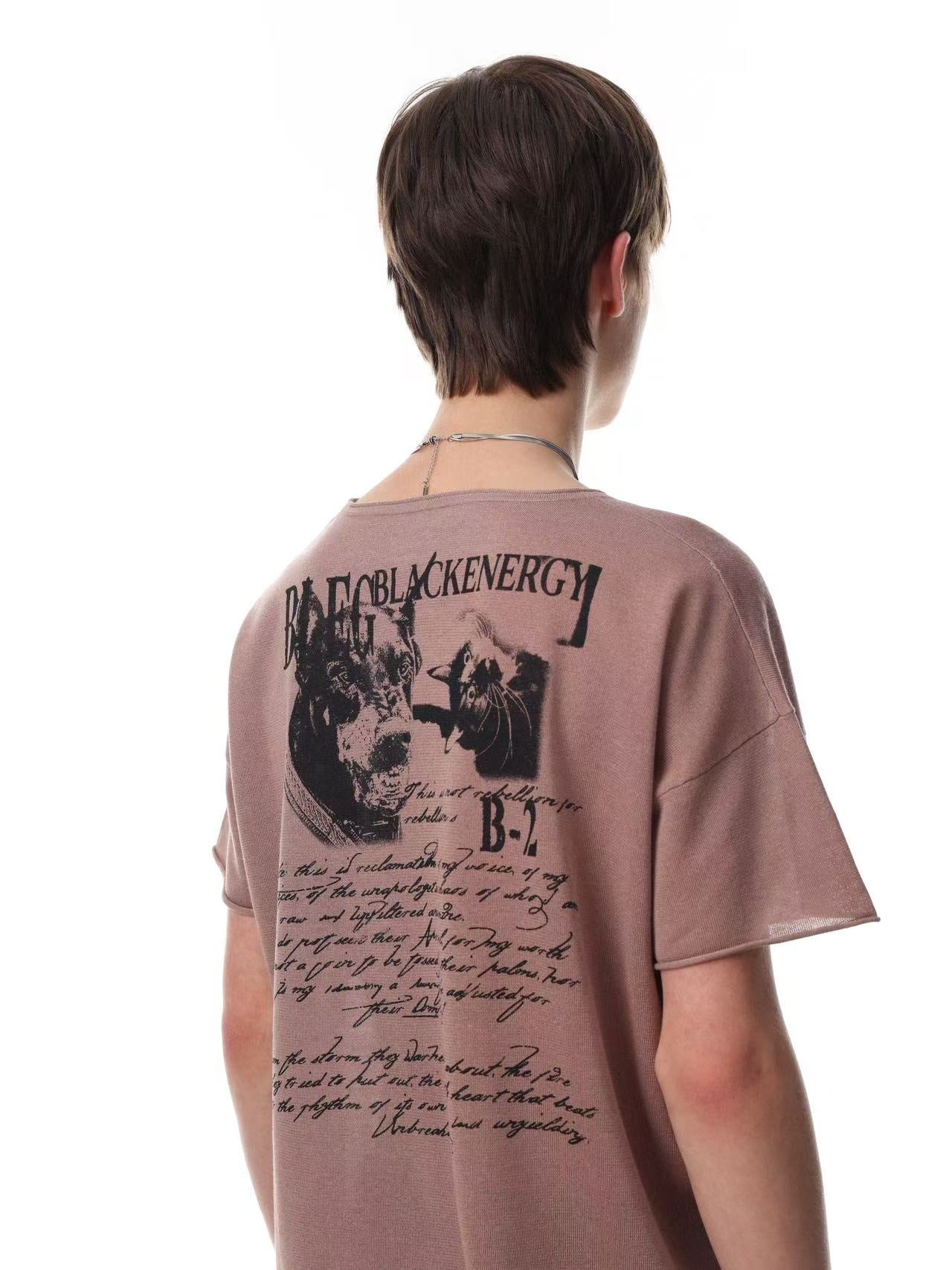 Streetwear Print Short Sleeve