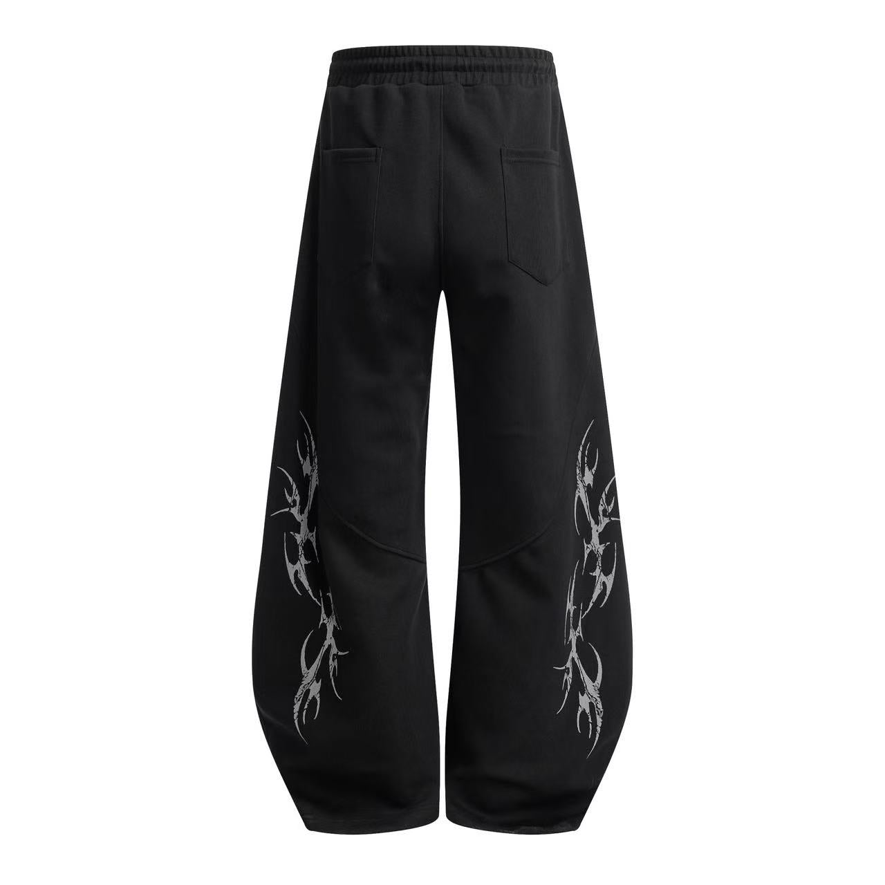 Streetwear Zip-Up Hoodie and Jogger Pants Set