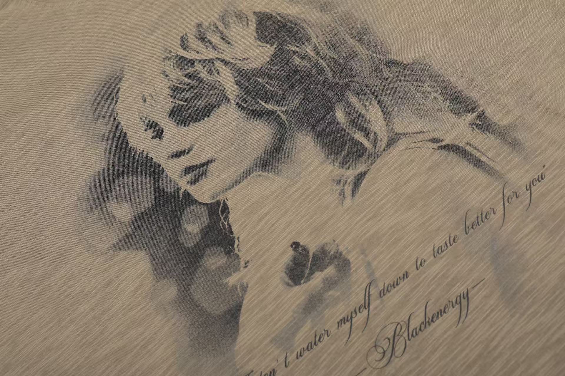 Streetwear Face Print Long Sleeve