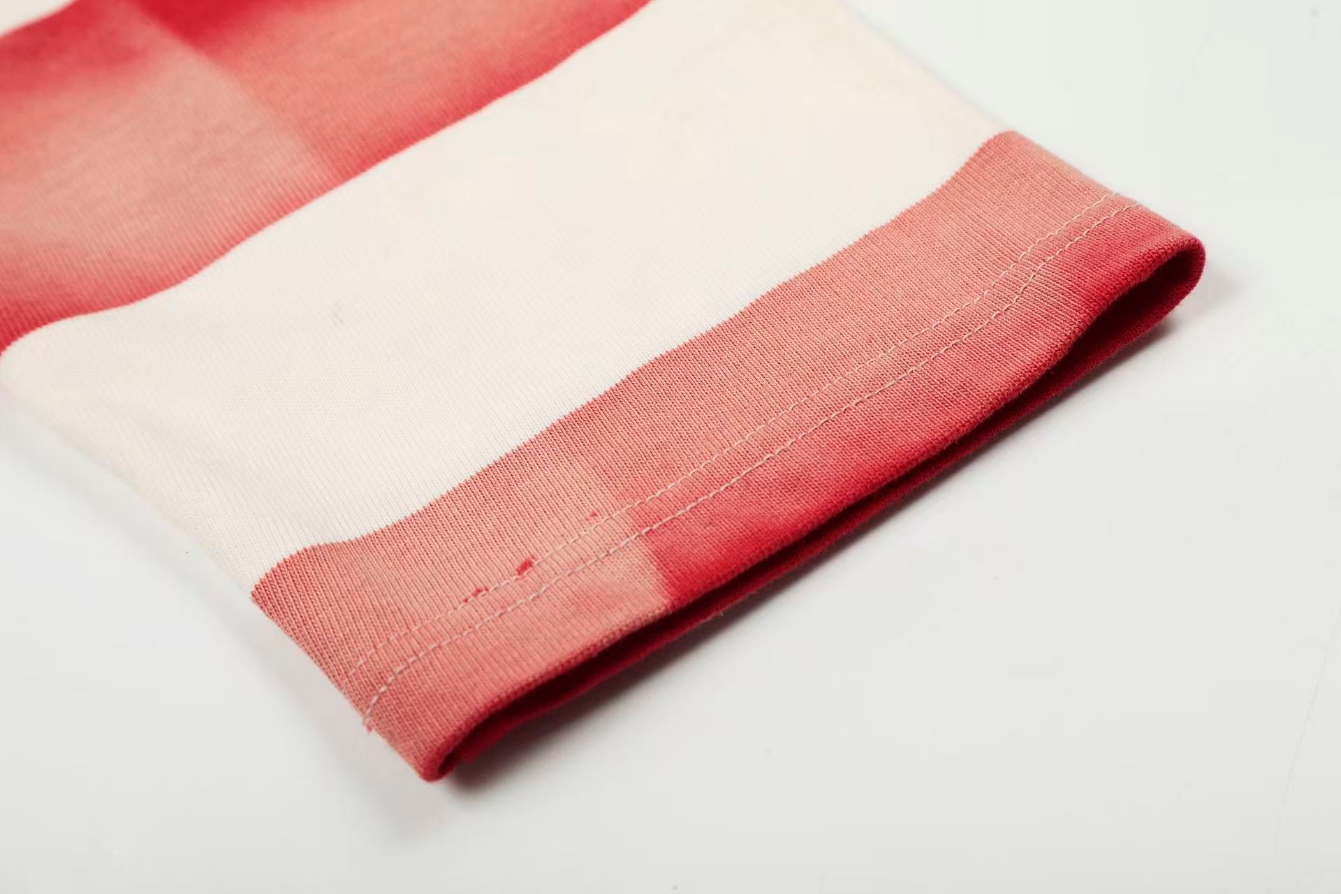 Streetwear Striped Print Long Sleeve