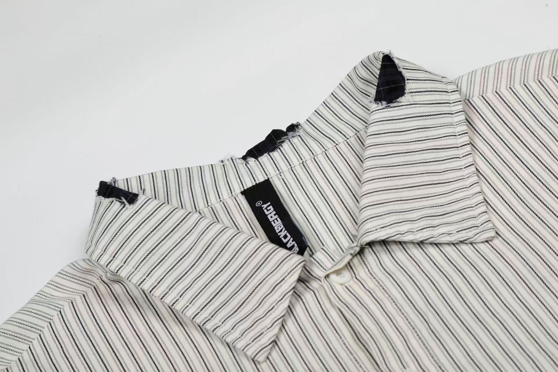 Vintage 7 Graffiti Striped Shirt