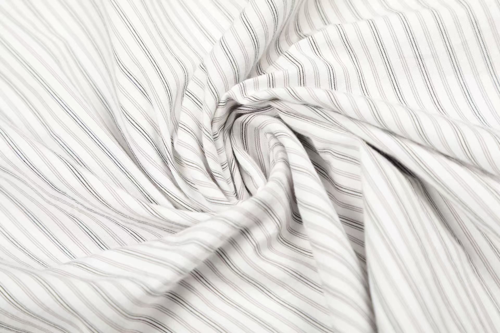 Streetwear Print Striped Long Sleeve Shirt