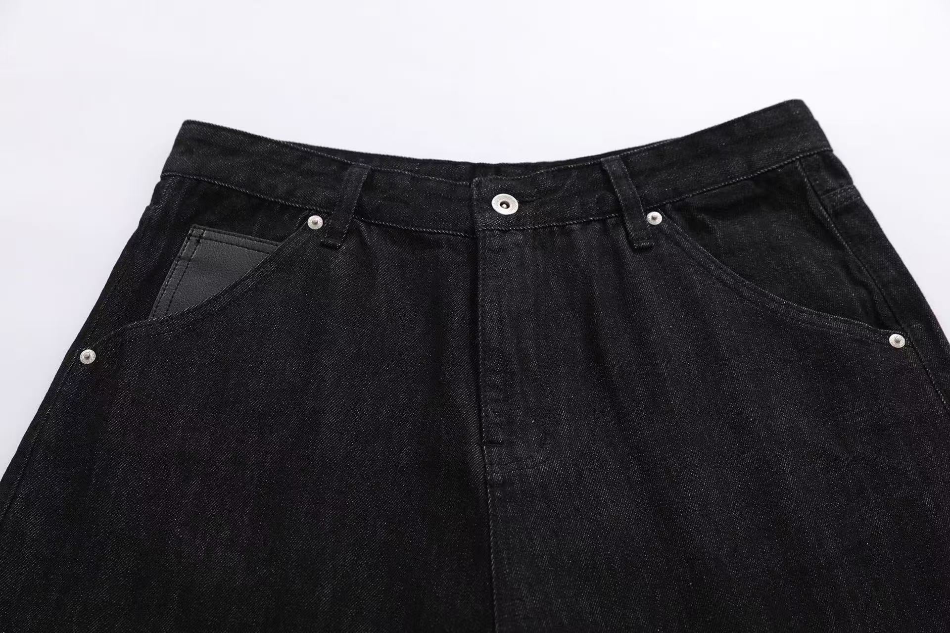 Vintage Baggy Wide-Leg Denim Jorts