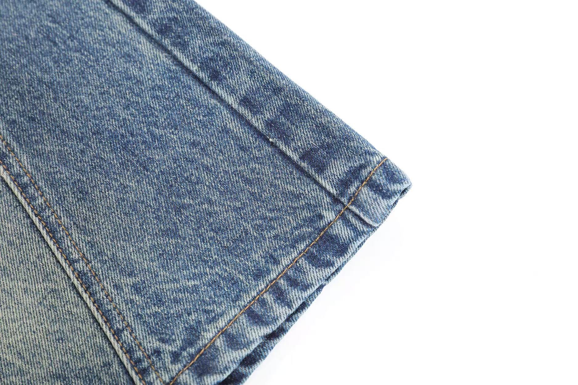 Vintage Wide-Leg Knee-Length Jorts