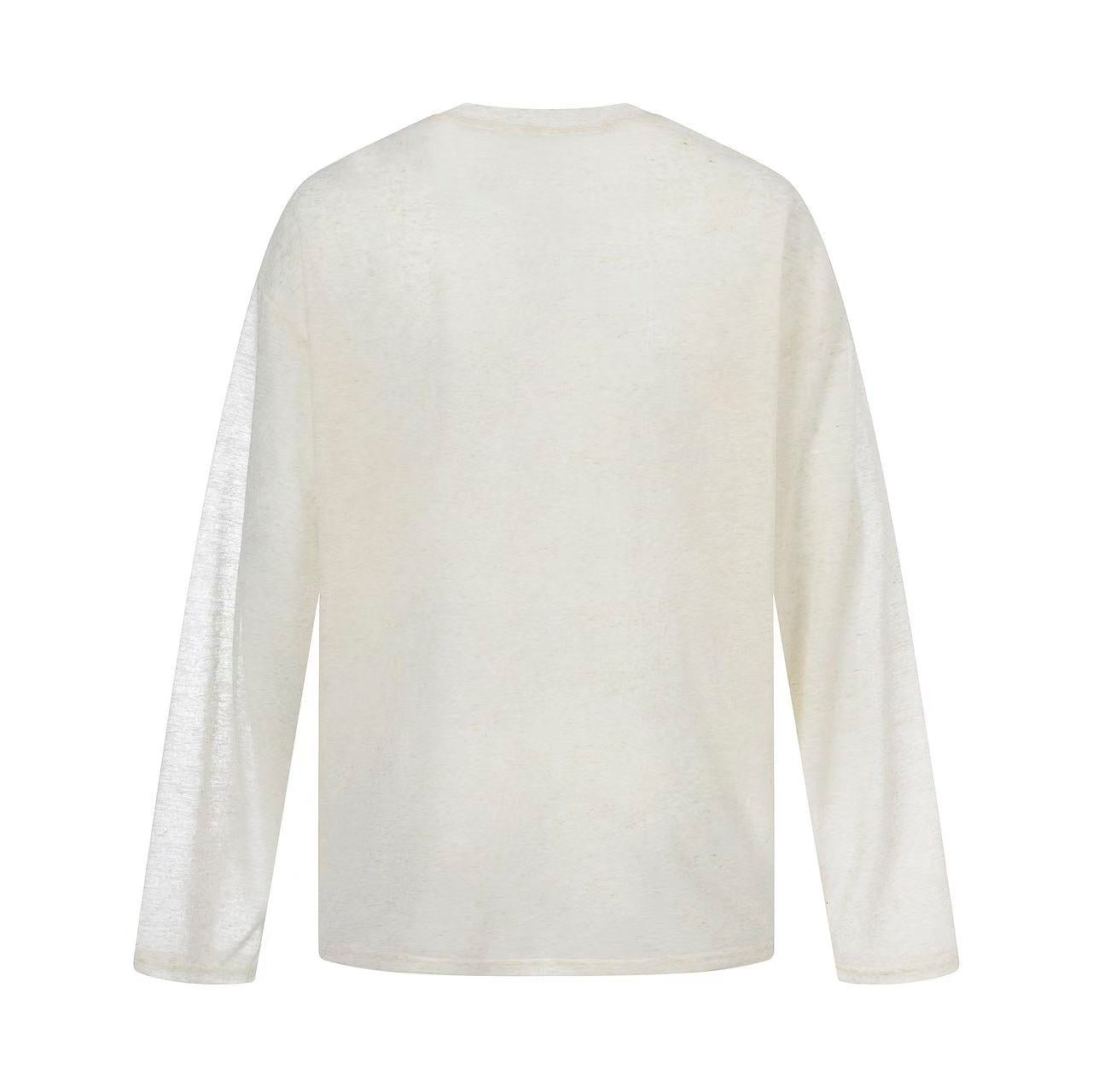 Vintage Baroque Graphic Sheer Long Sleeve