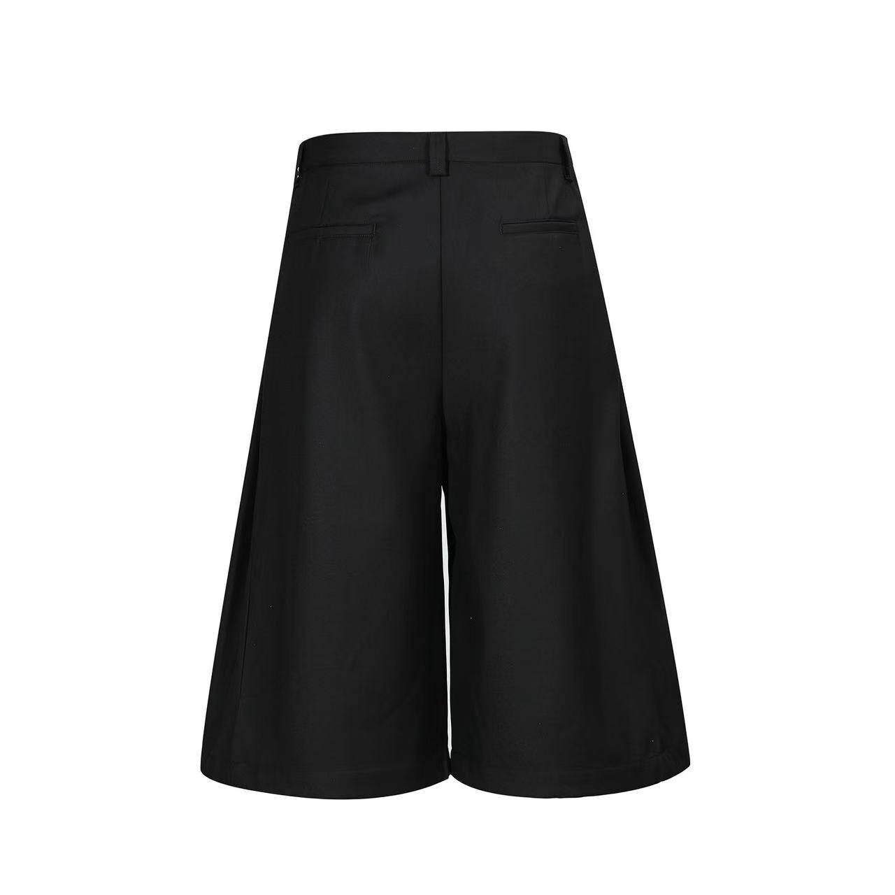 Streetwear Clean-Fit Wide-Leg Shorts