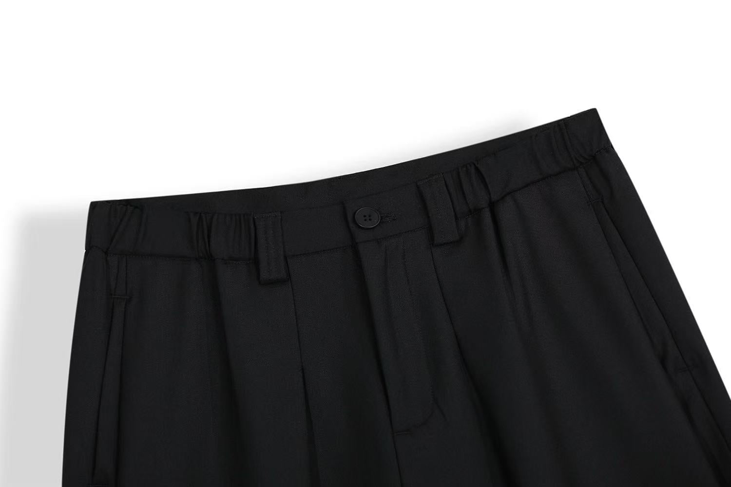 Streetwear Clean-Fit Wide-Leg Shorts