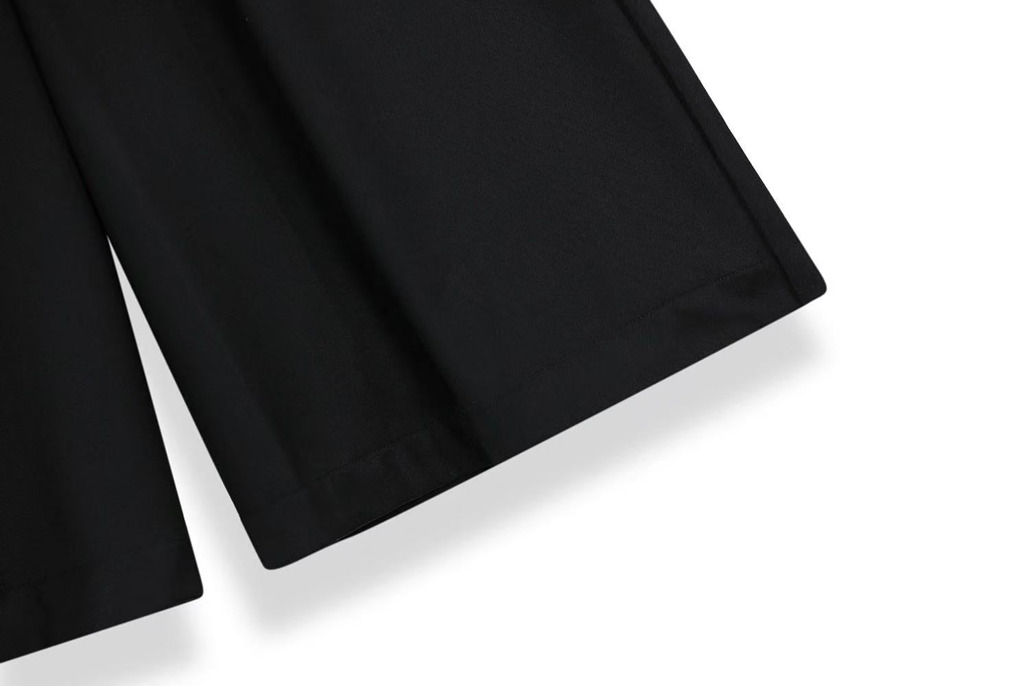 Streetwear Clean-Fit Wide-Leg Shorts