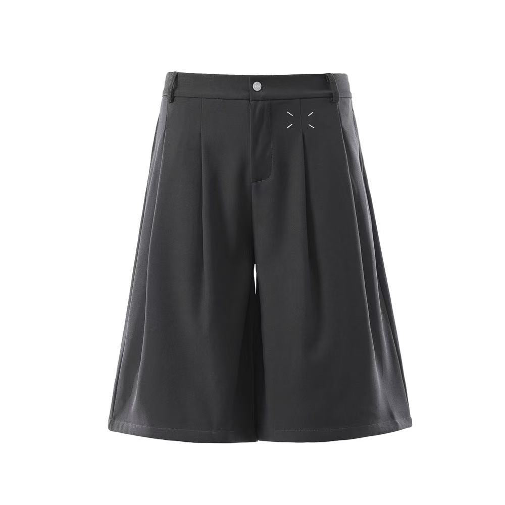 Streetwear Clean-Fit Wide-Leg Shorts