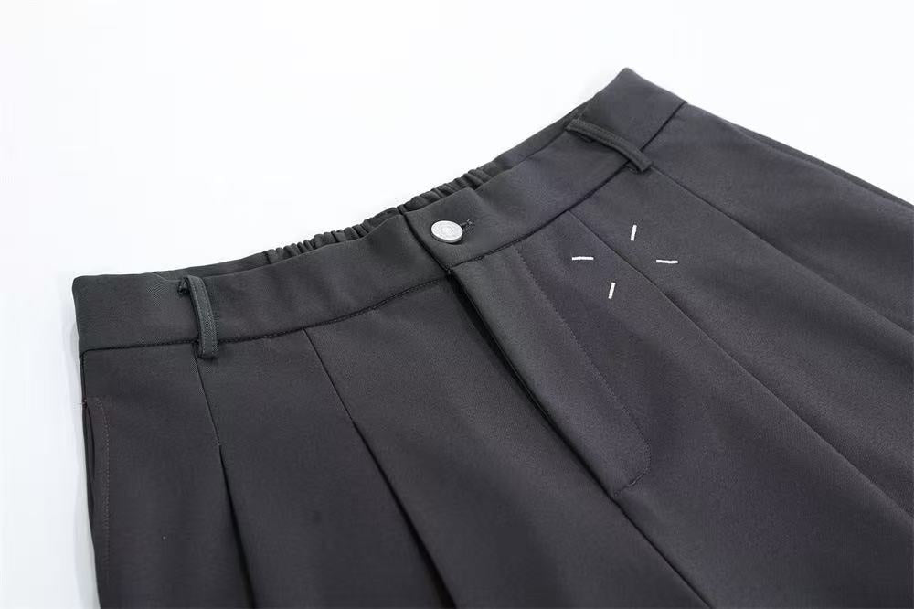 Streetwear Clean-Fit Wide-Leg Shorts