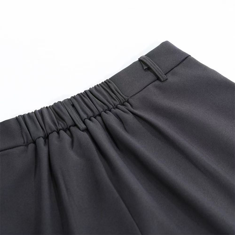 Streetwear Clean-Fit Wide-Leg Shorts