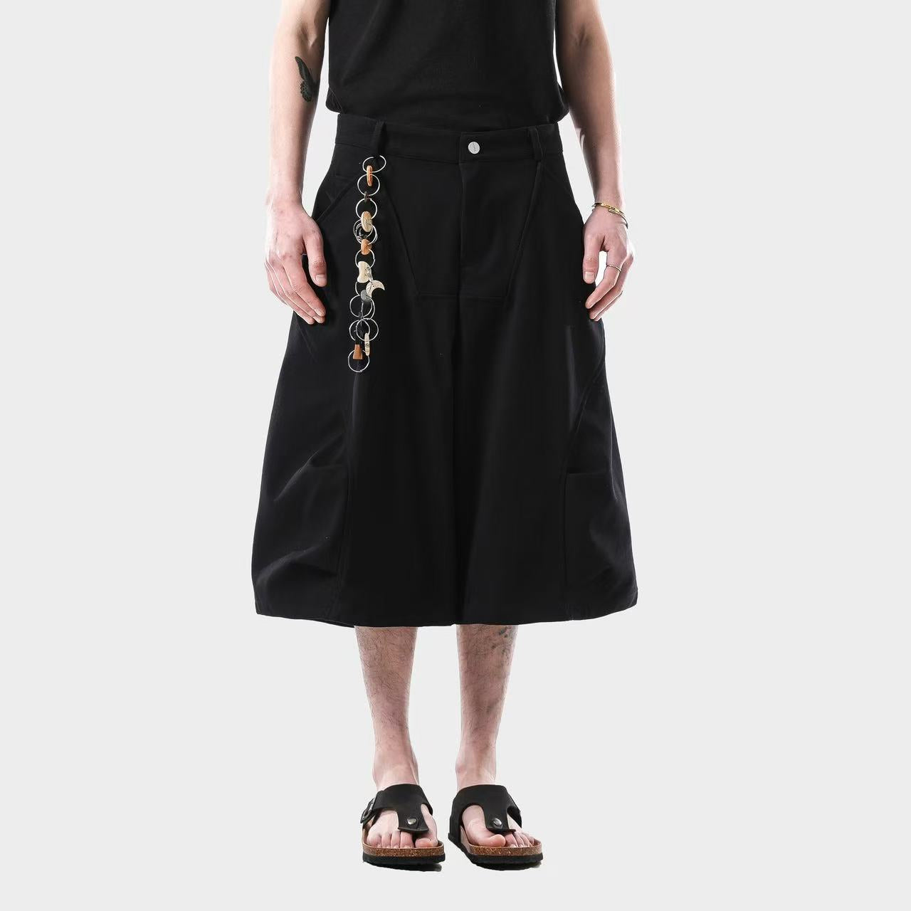 Vintage Wide-Leg Cargo Jorts