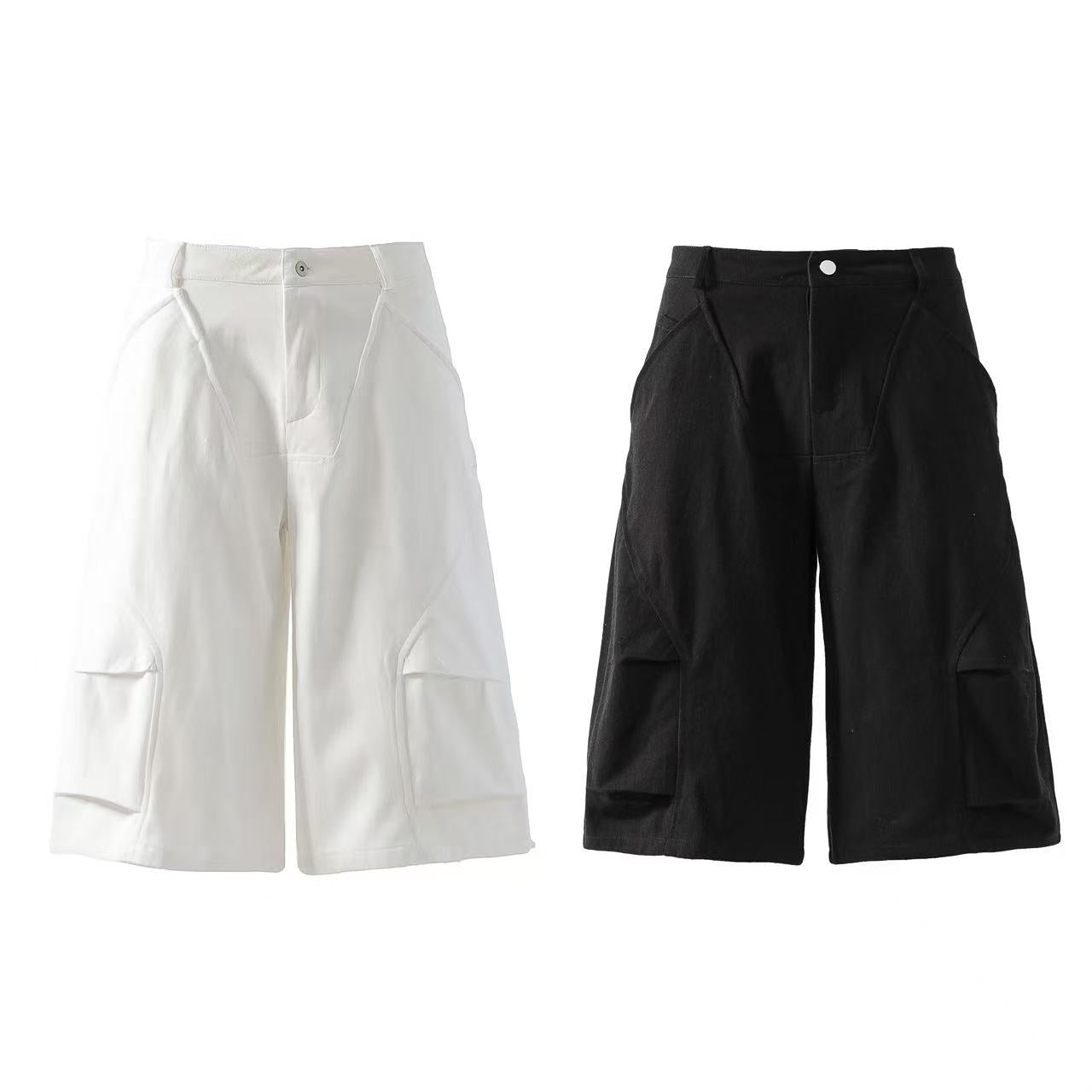 Vintage Wide-Leg Cargo Jorts