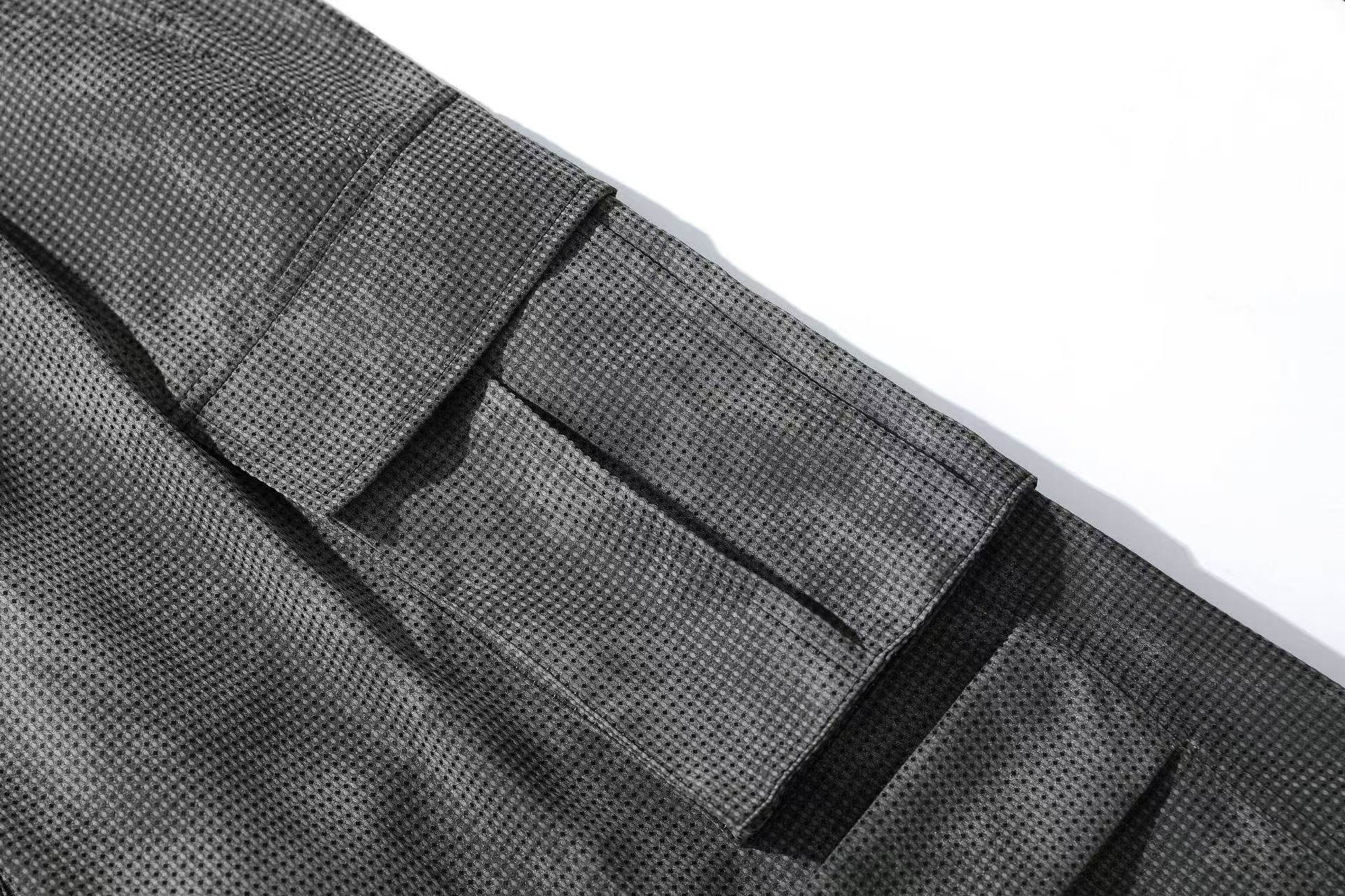 Streetwear Baggy Wide-Leg Cargo Jorts