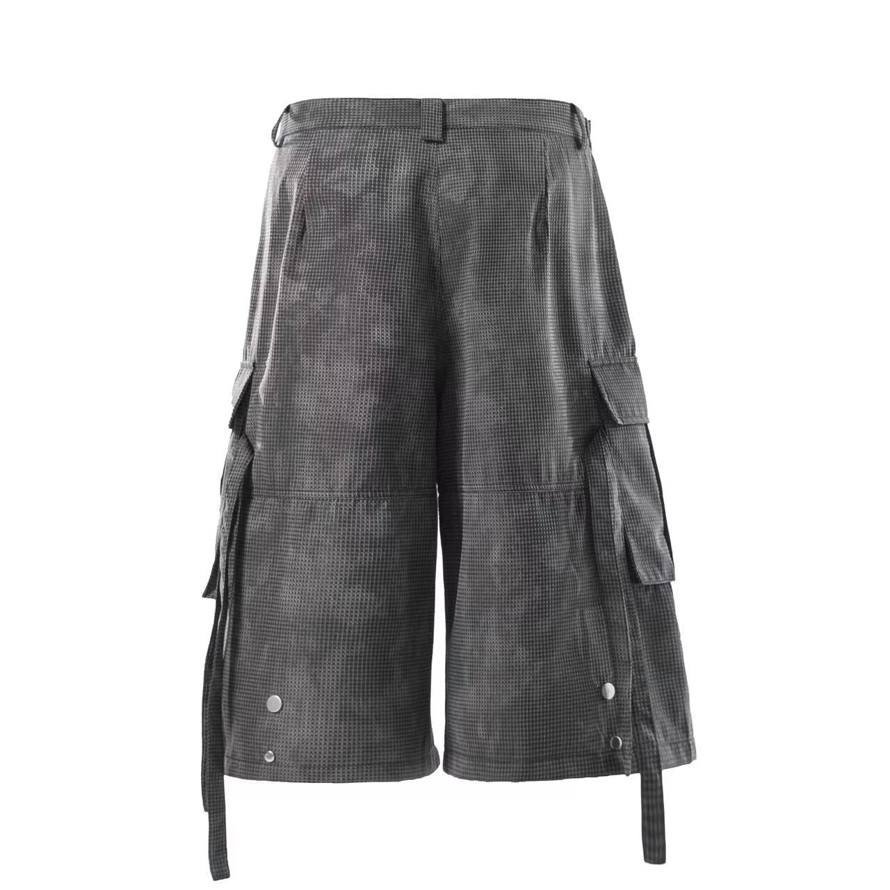 Streetwear Baggy Wide-Leg Cargo Jorts
