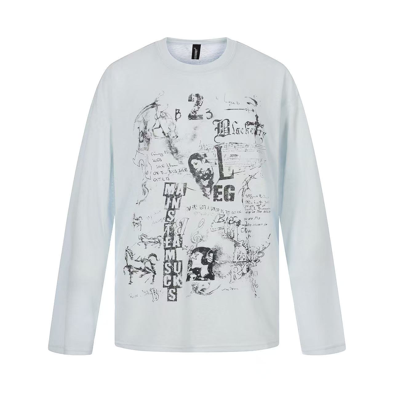 Streetwear Print Long Sleeve
